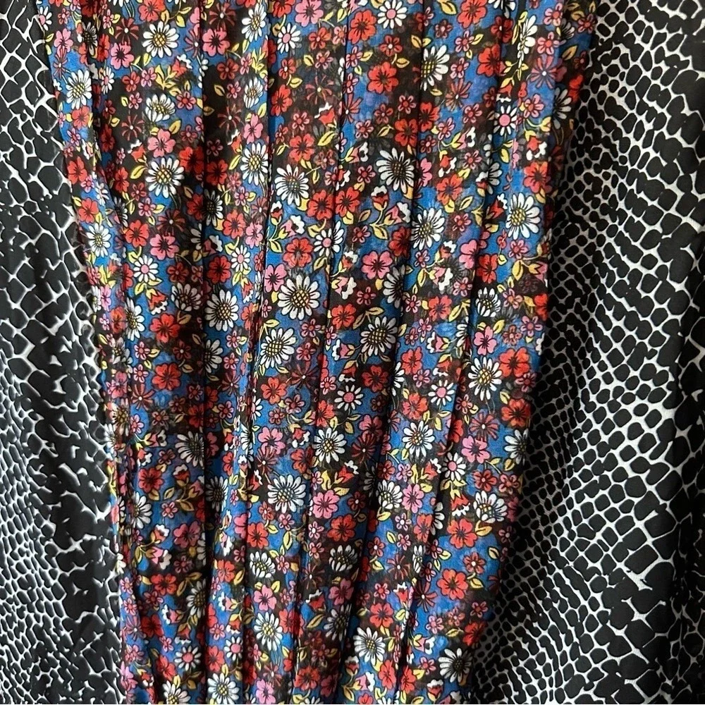 Manoush Cinched Waist Knee Length Dress | Size US4 | Snakeskin Print - Picture 2 of 8